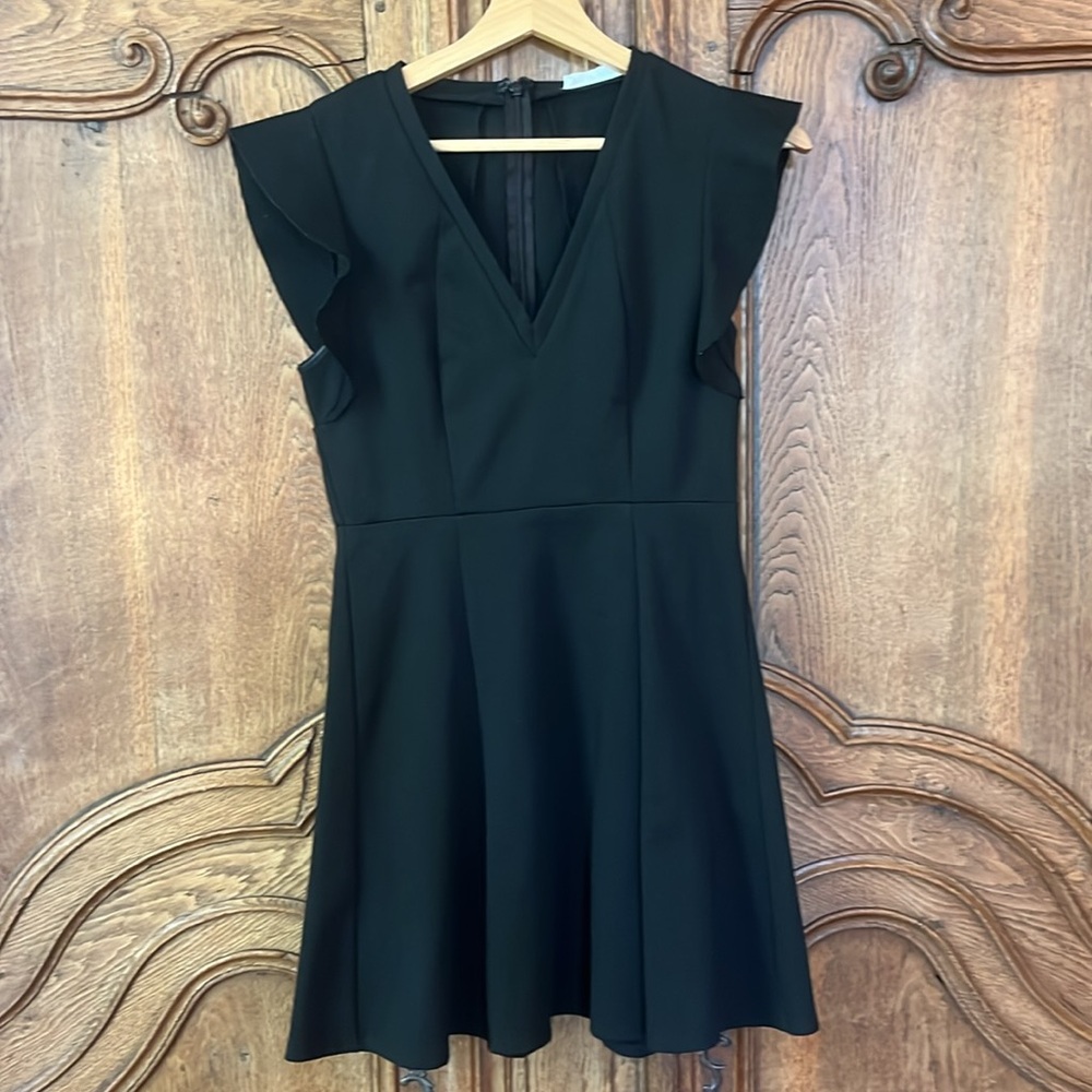 Bcbgeneration Flutter Sleeve Black Mini Dress - image 7